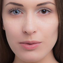 Цветные линзы Lensmam Silver Shine Фото 3