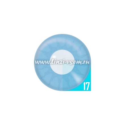 Карнавальные линзы Lensmam Solar Blue Фото 3